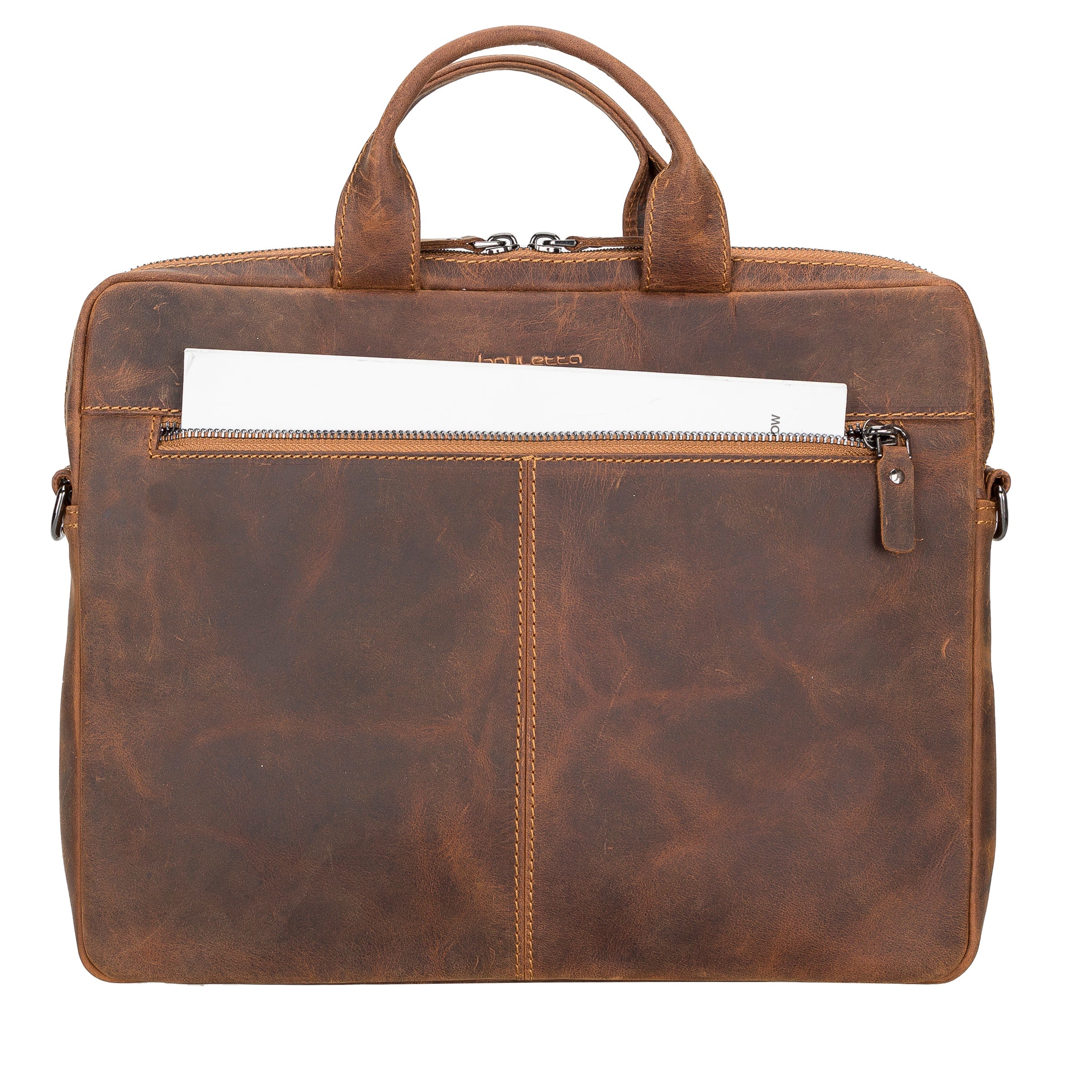 Apollo Leather Business Briefcase / Laptop Case 14"