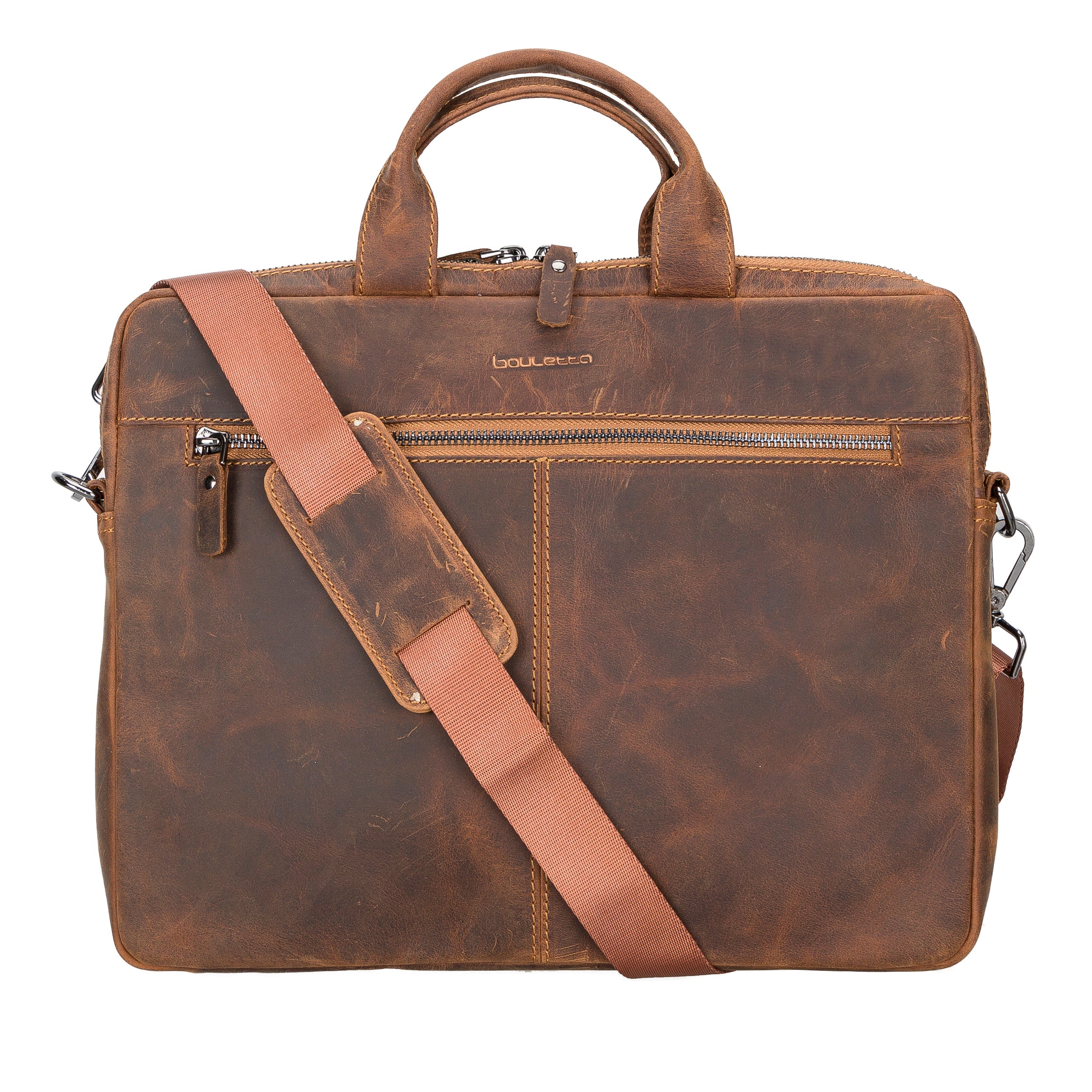 Apollo Leather Business Briefcase / Laptop Case 14"