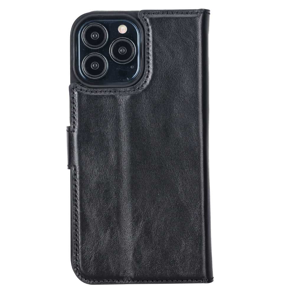 Delfi, Magic Genuine Leather iPhone 13 Pro Max Detachable Wallet Case