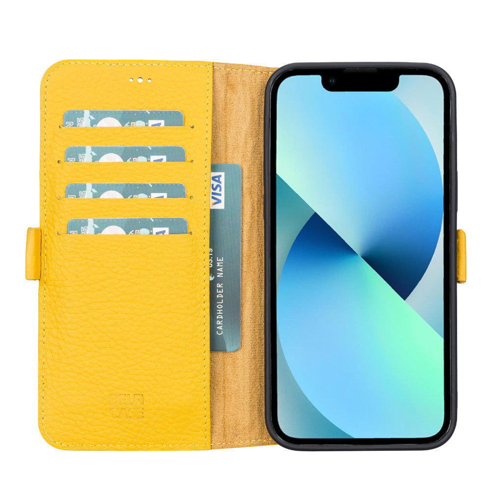 Delfi, TD Cüzdan iPhone 13 Pro Max Deri Cüzdan Kılıf