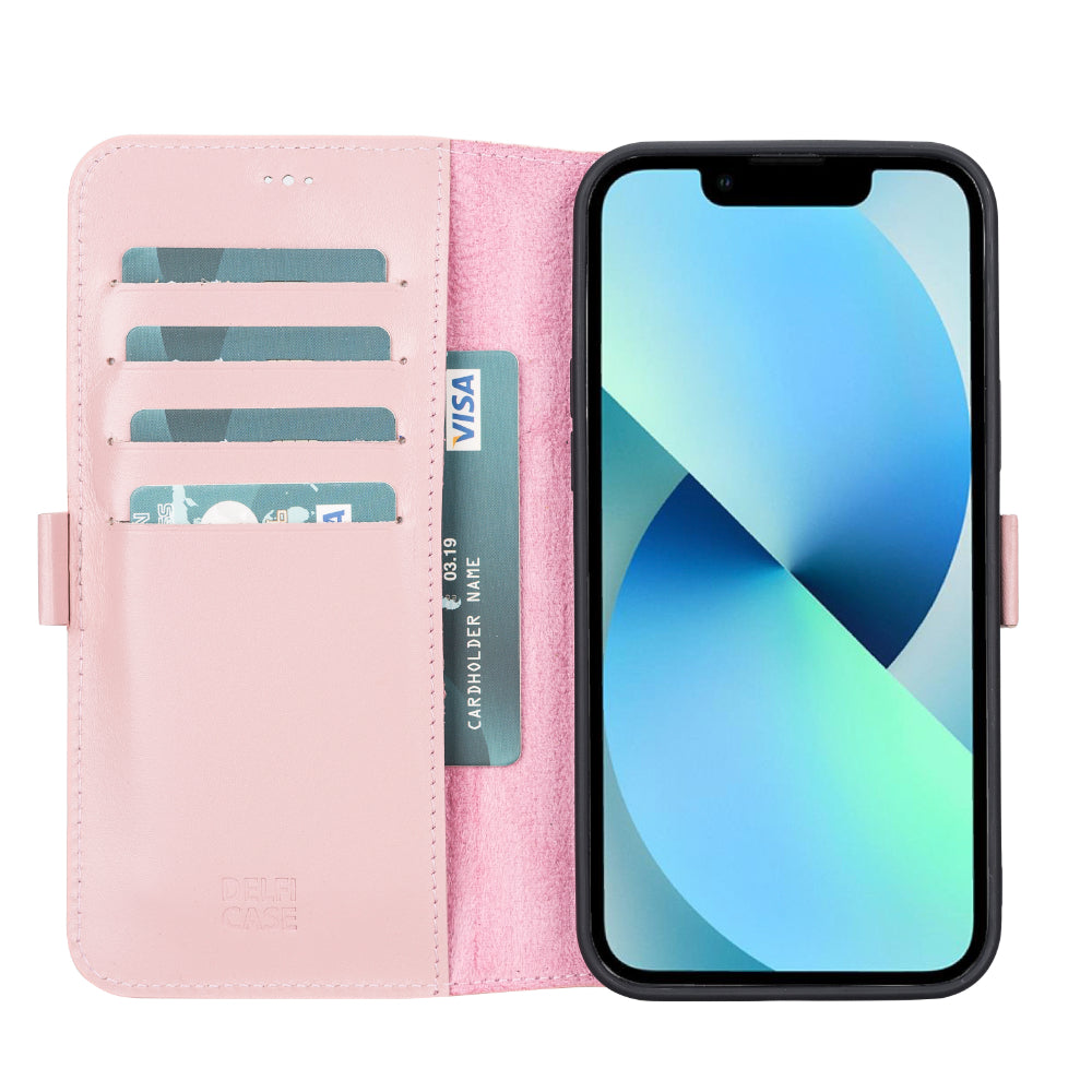 Delfi, TD Cüzdan iPhone 13 Pro Max Deri Cüzdan Kılıf