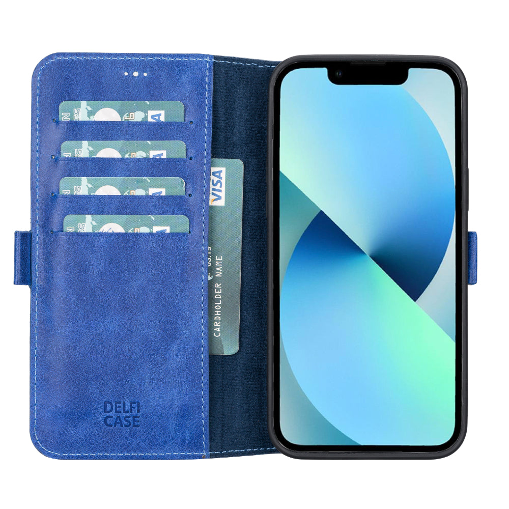 Delfi, TD Cüzdan iPhone 13 Pro Max Deri Cüzdan Kılıf