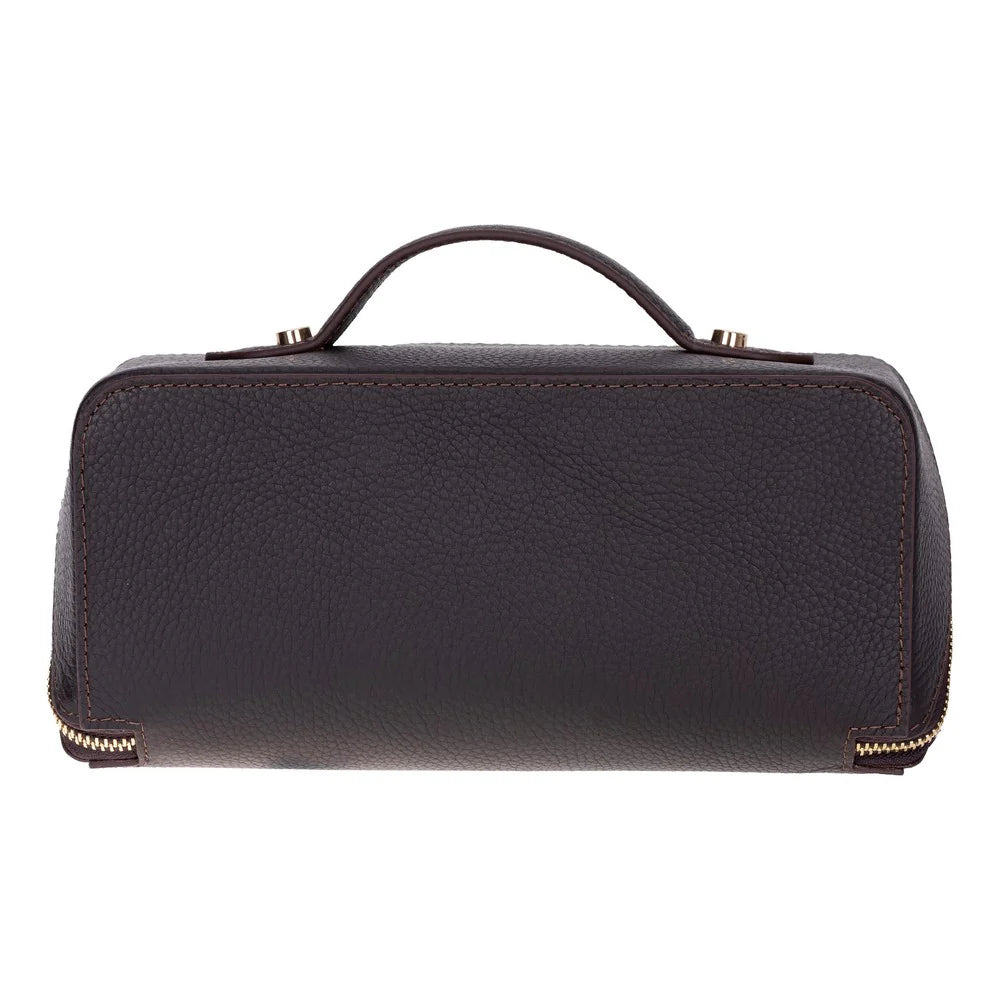 Ella Genuine Leather Makeup Bag