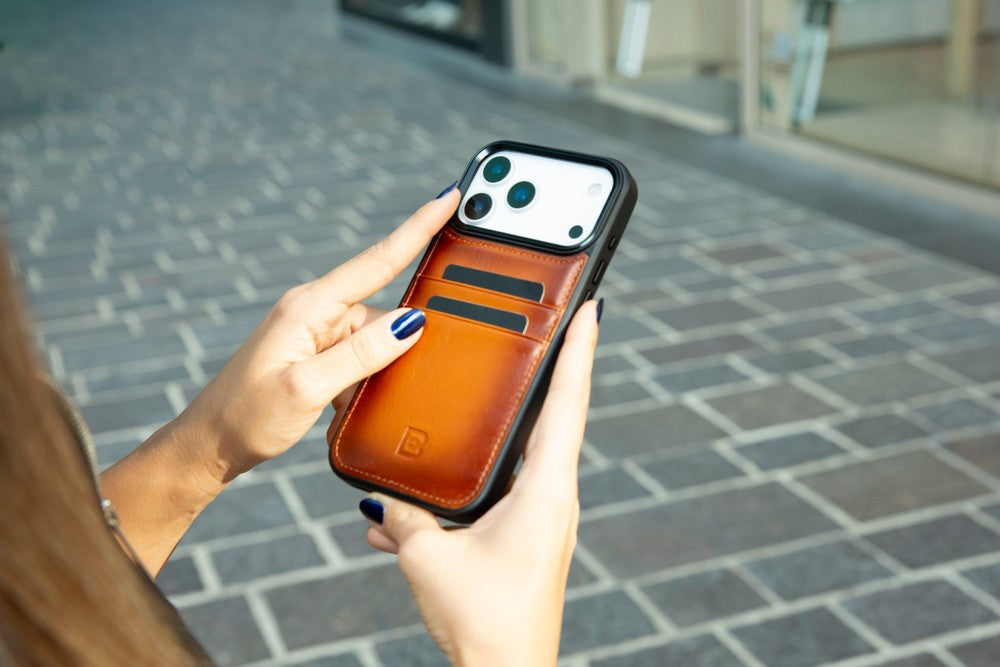 Flex iPhone 17 Pro Max Leather Case (Card Holder, Bouletta)