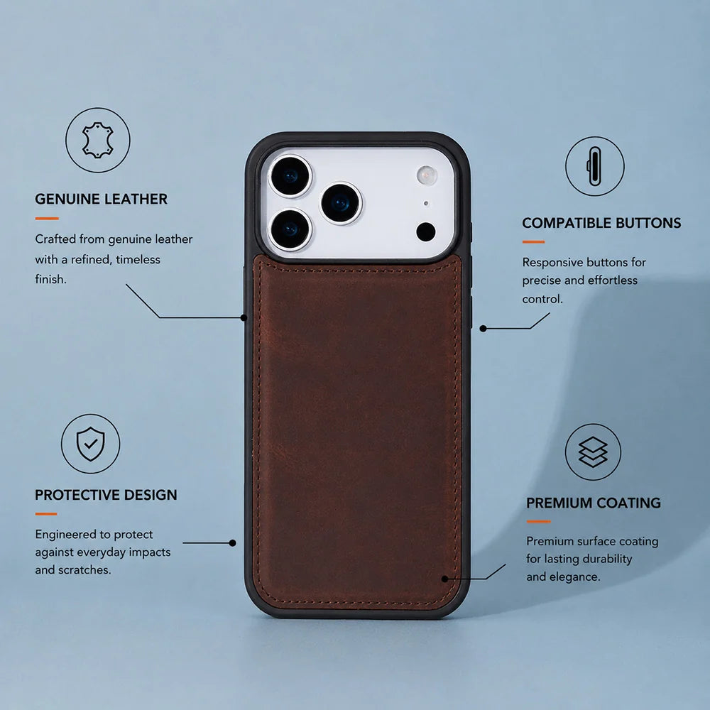 Flex Cover iPhone 18 Pro Max / 17 Pro Max Leather Case