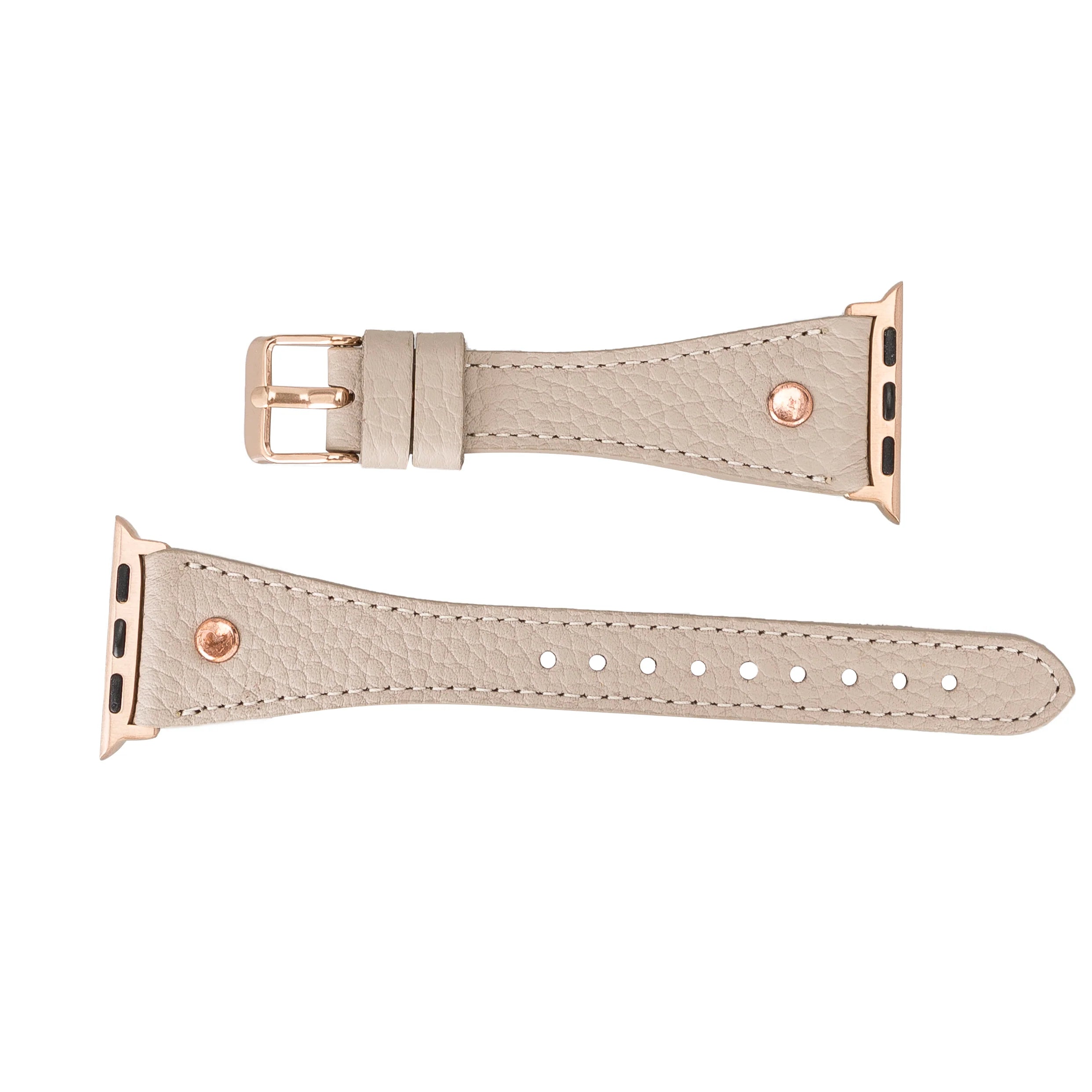 Slim Genuine Leather Apple Watch Band