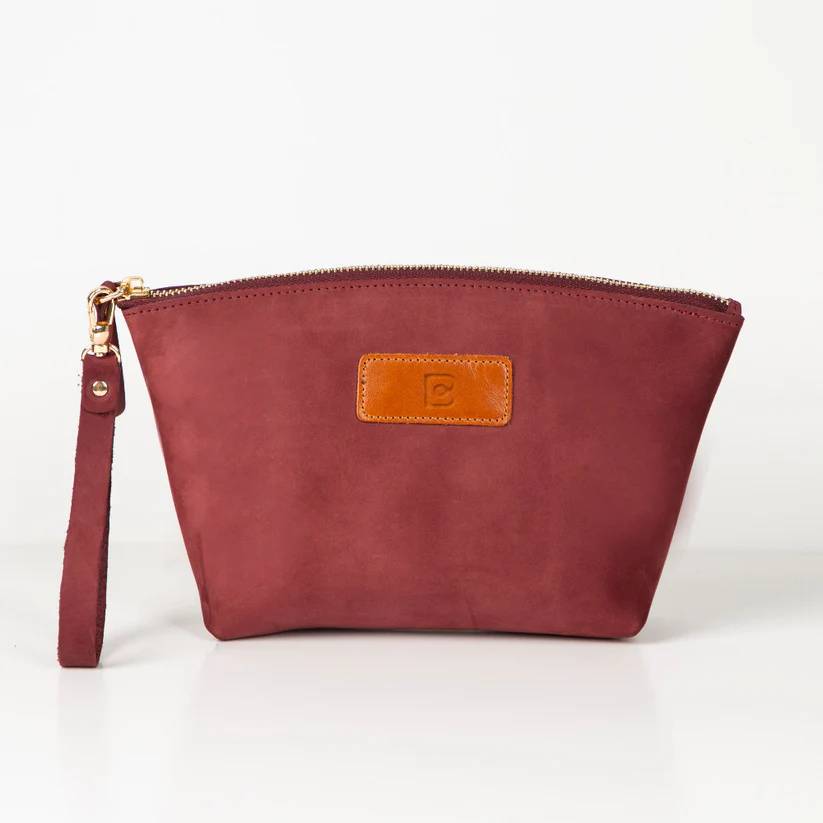 Luna Genuine Leather Makeup Bag