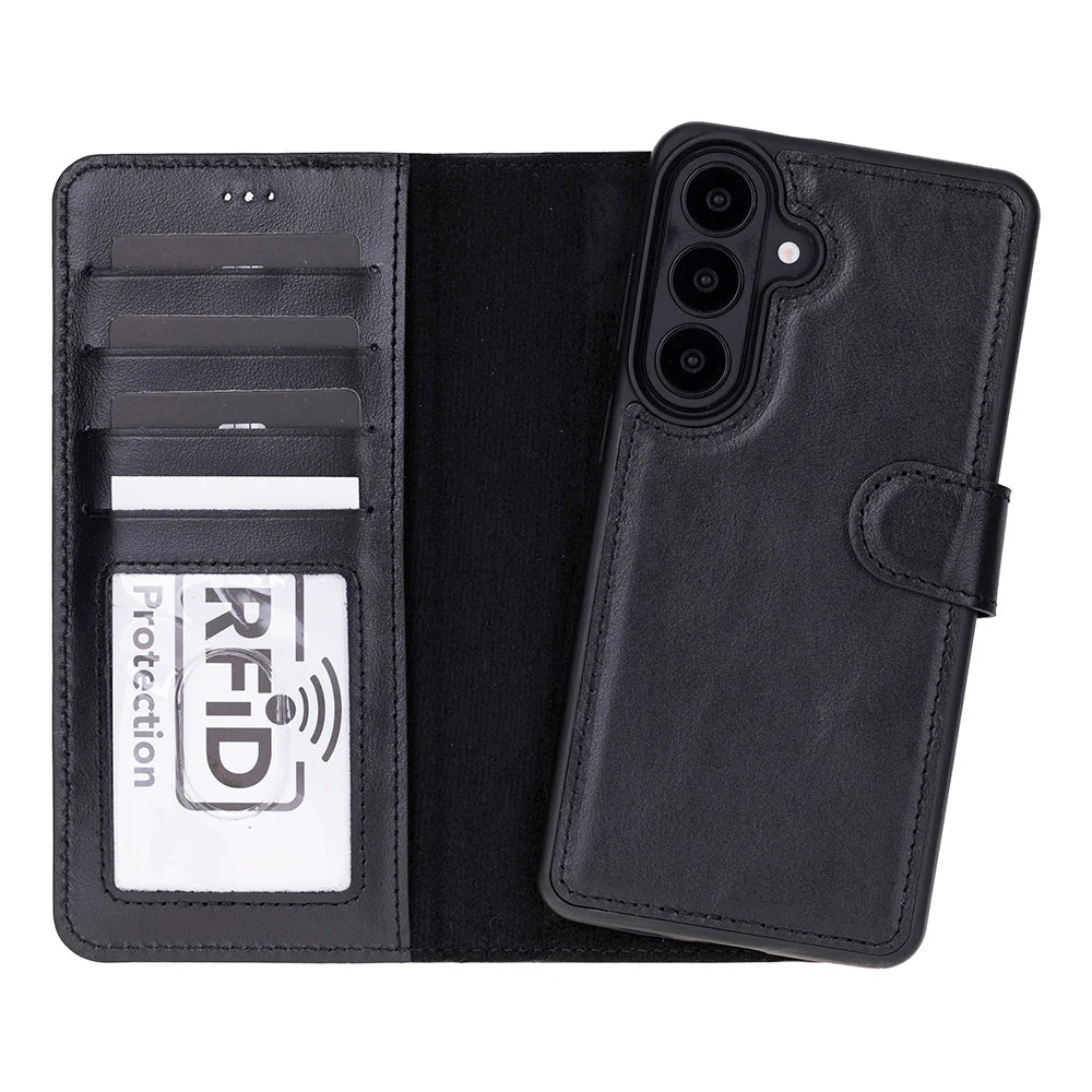 Magic Samsung Galaxy S26 Detachable Leather Wallet Case