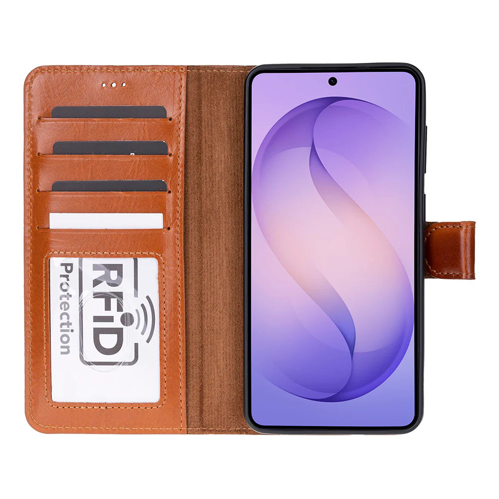 Magic Samsung Galaxy S26 Plus Leather Detachable Wallet Case