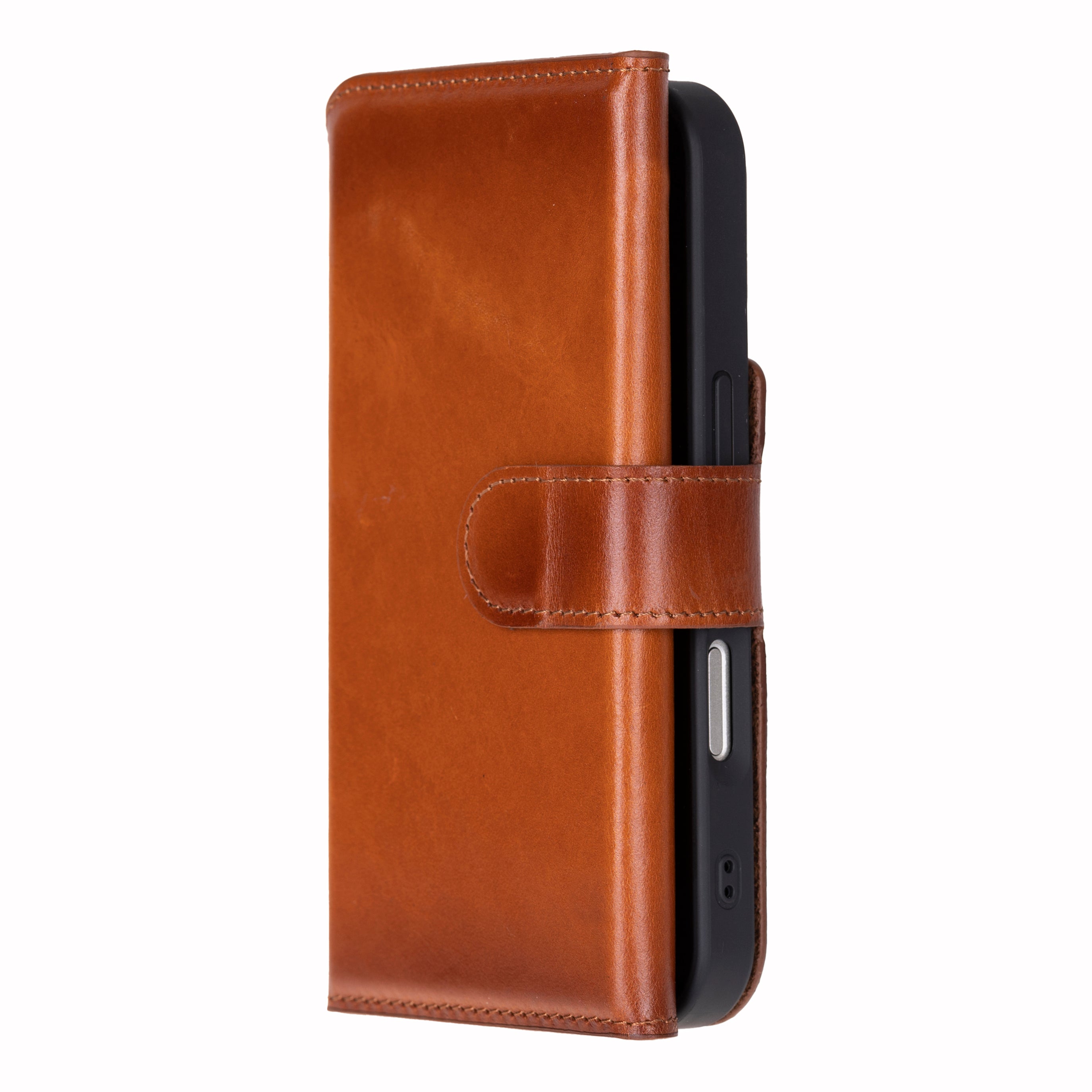 Santa iPhone 17 Air Genuine Leather Detachable Wallet Case