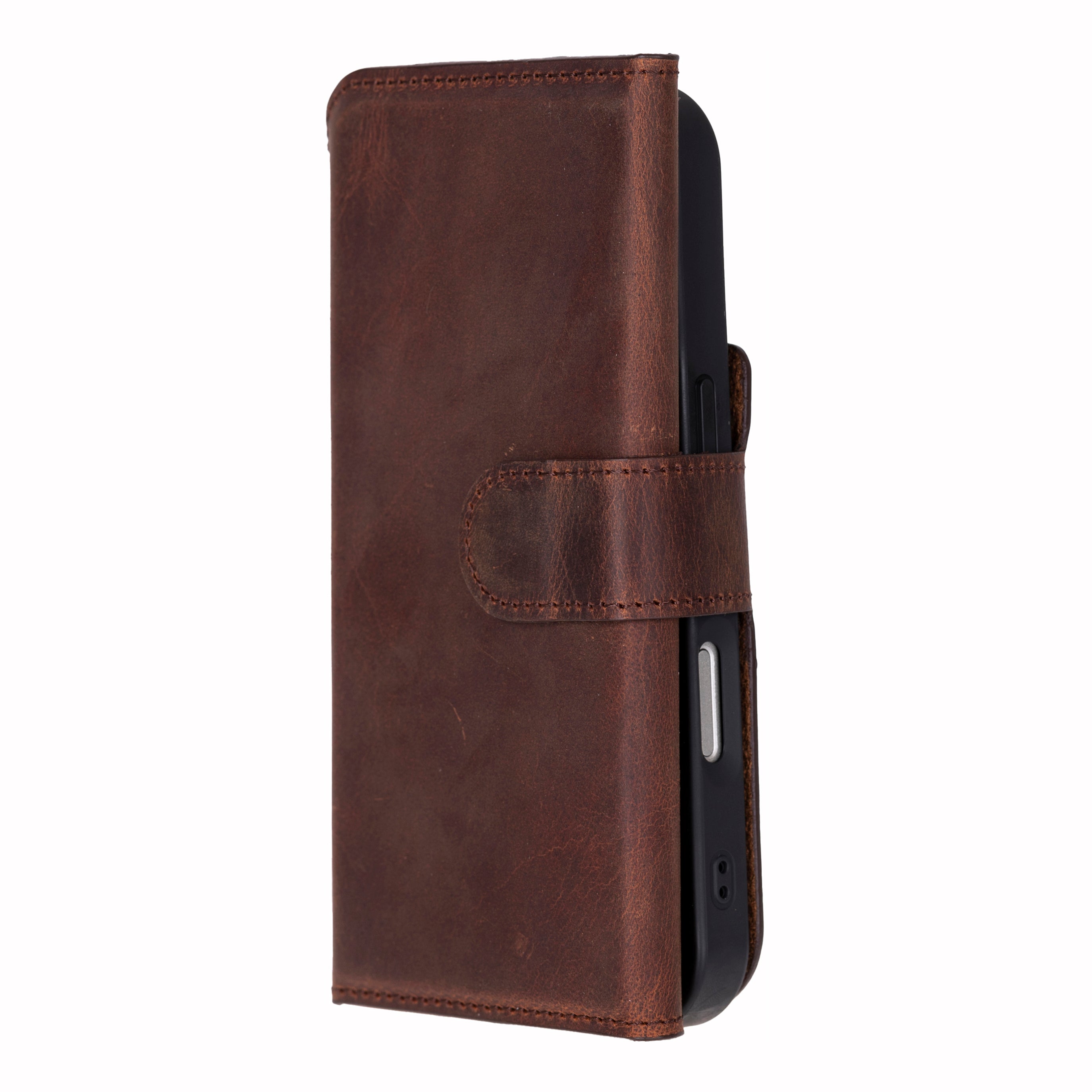 Liluri iPhone 17 Air Detachable Genuine Leather Case