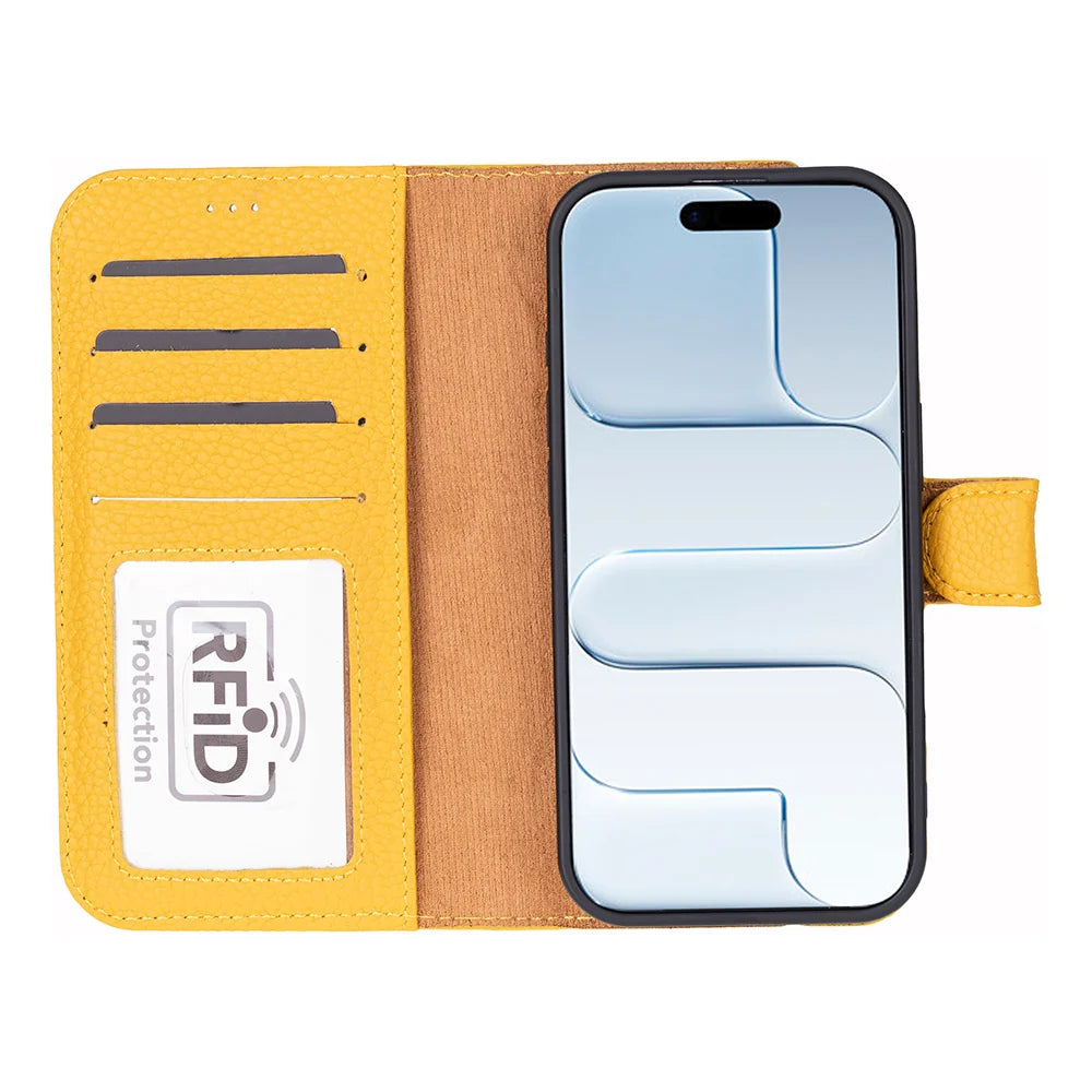 Magic iPhone 17 Deri Ayrılabilir Cüzdan Kılıf (RFID)
