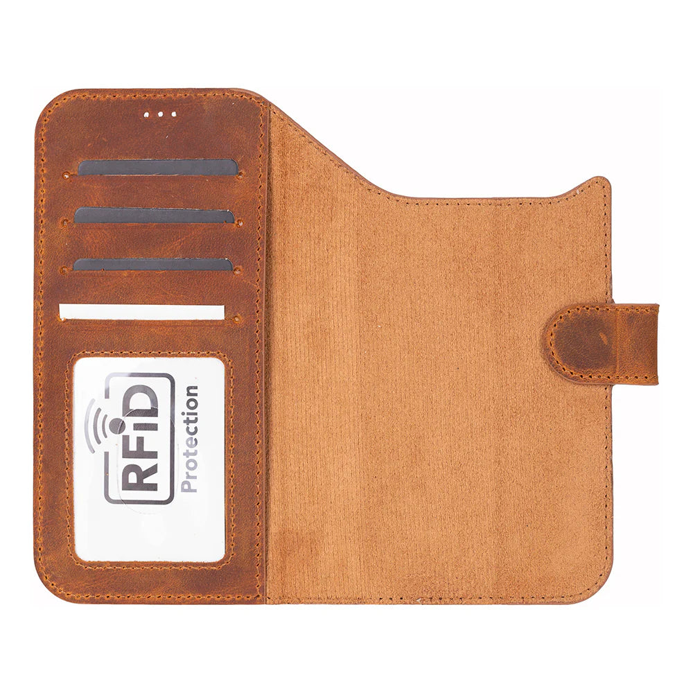 Magic iPhone 17 Air Leather Detachable Wallet Case (RFID)