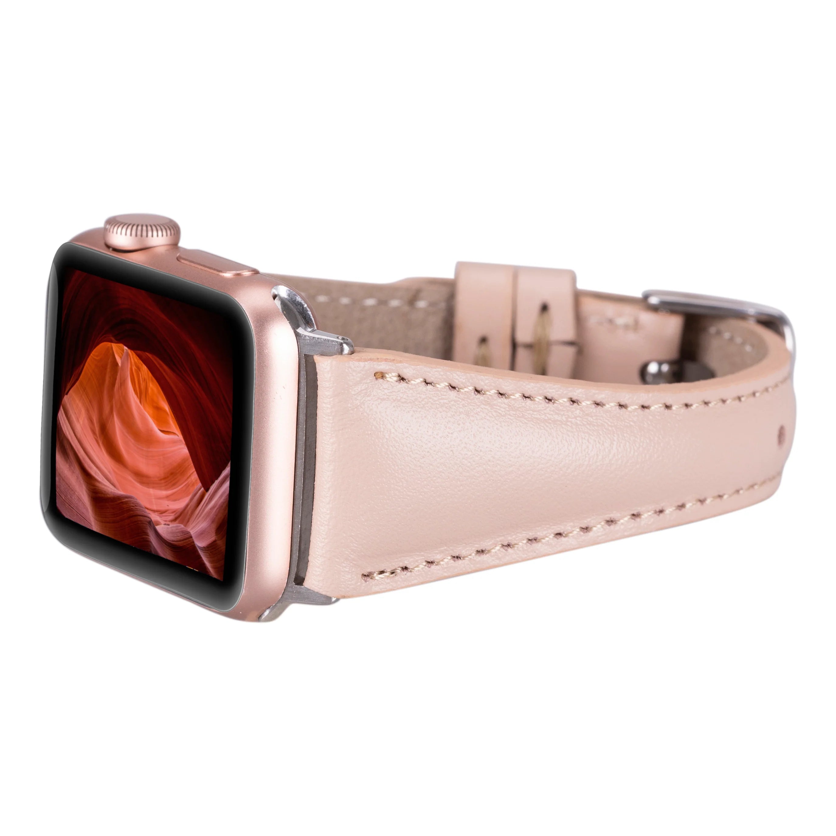 Slim Genuine Leather Apple Watch Band