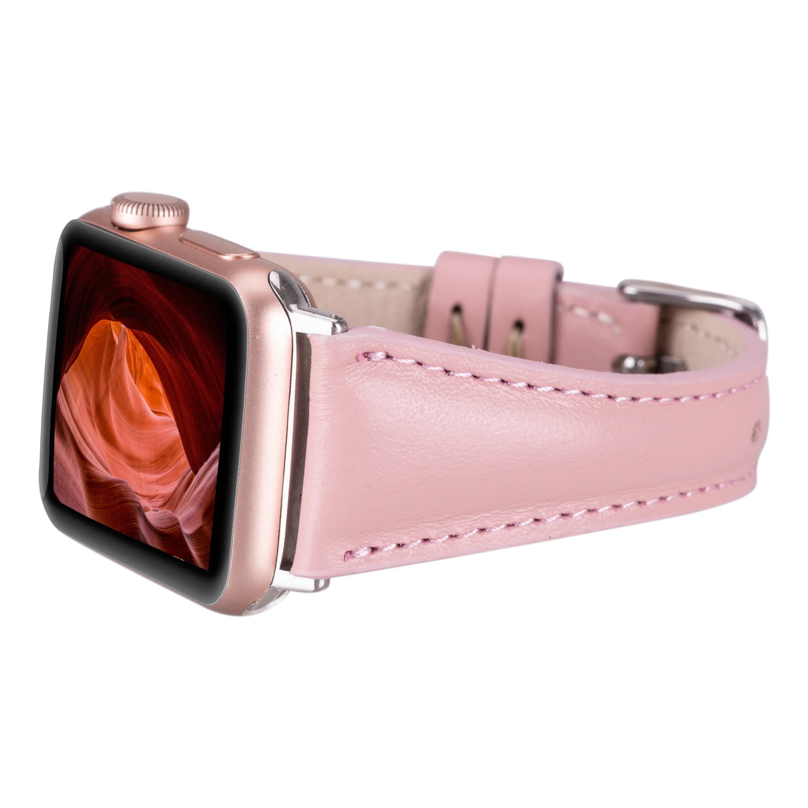 Slim Genuine Leather Apple Watch Band