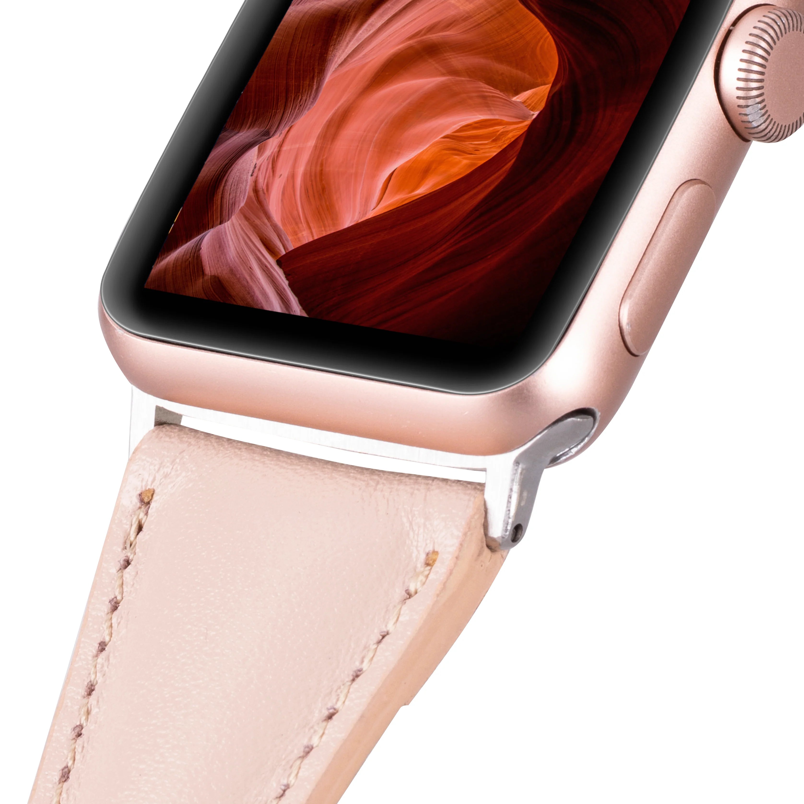 Slim Genuine Leather Apple Watch Band