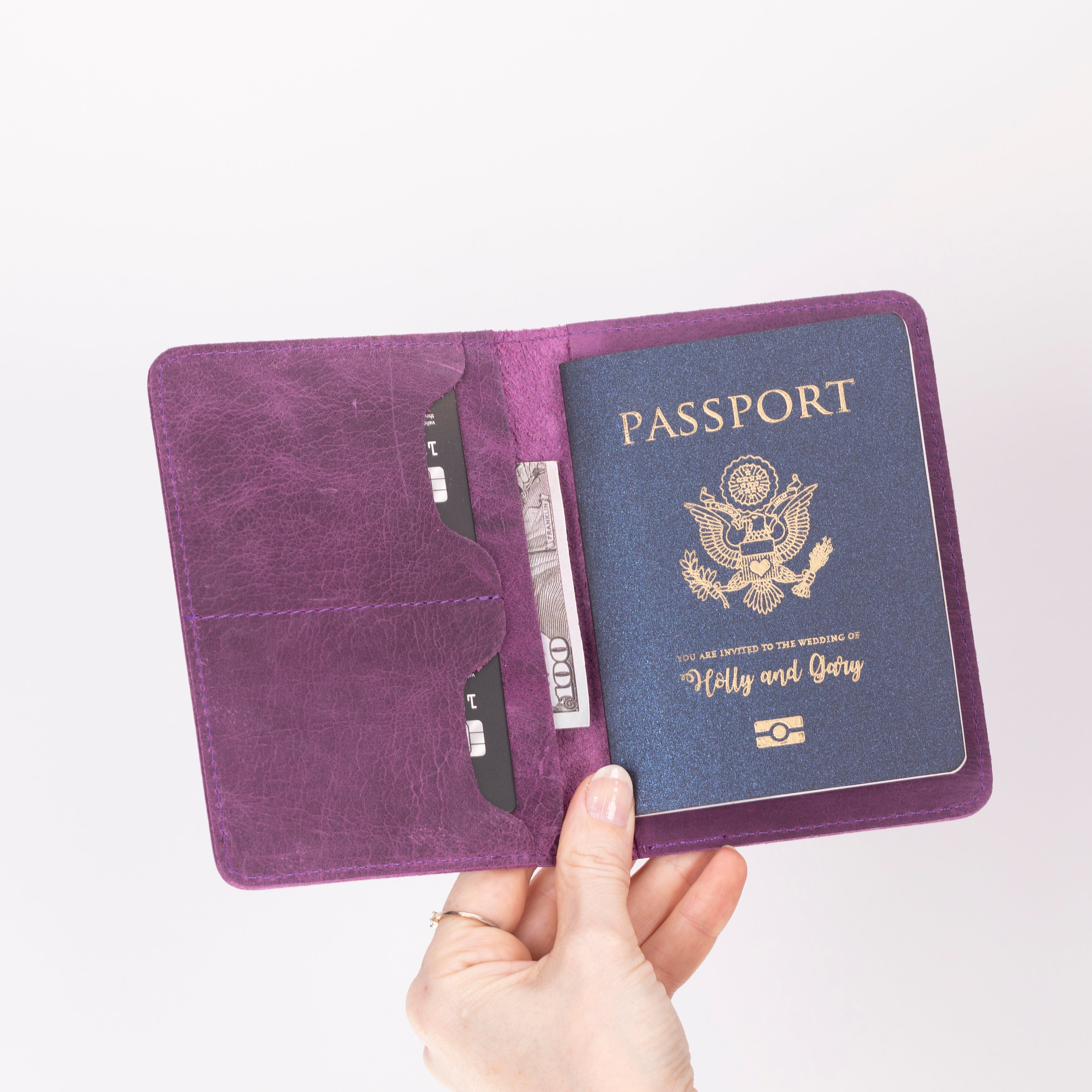 Viaggio Leather Passport Wallet