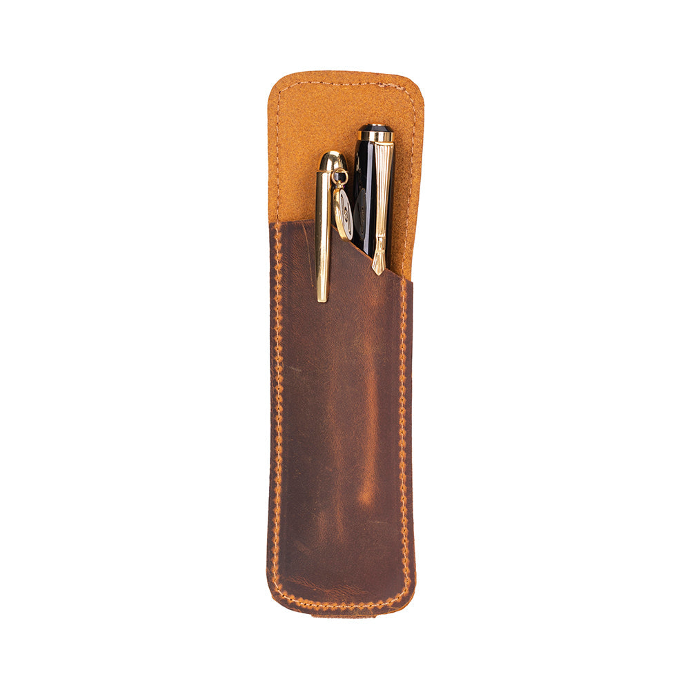 Pelle Genuine Leather Pen Pouch