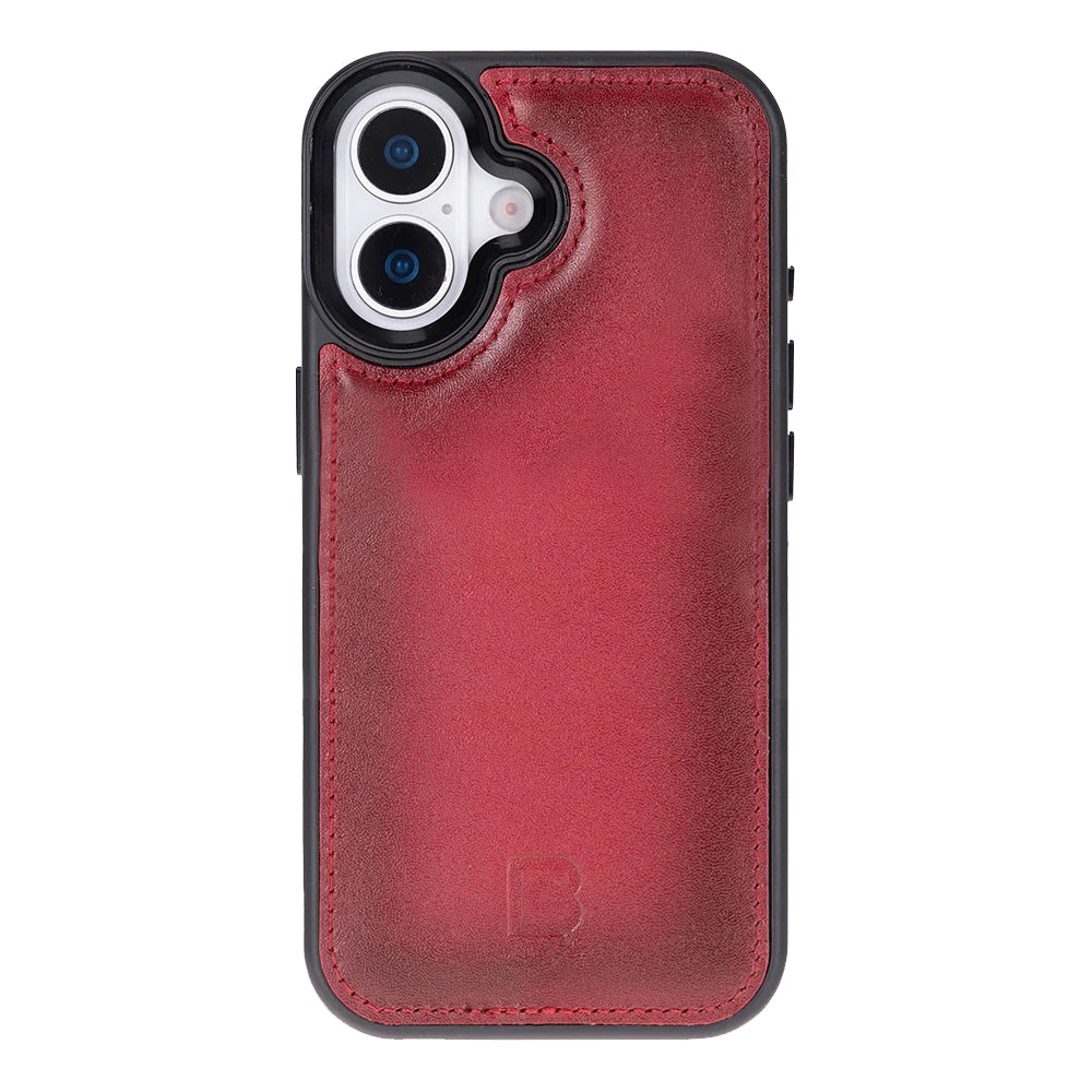 Magic iPhone 17 Detachable Genuine Leather Wallet Case
