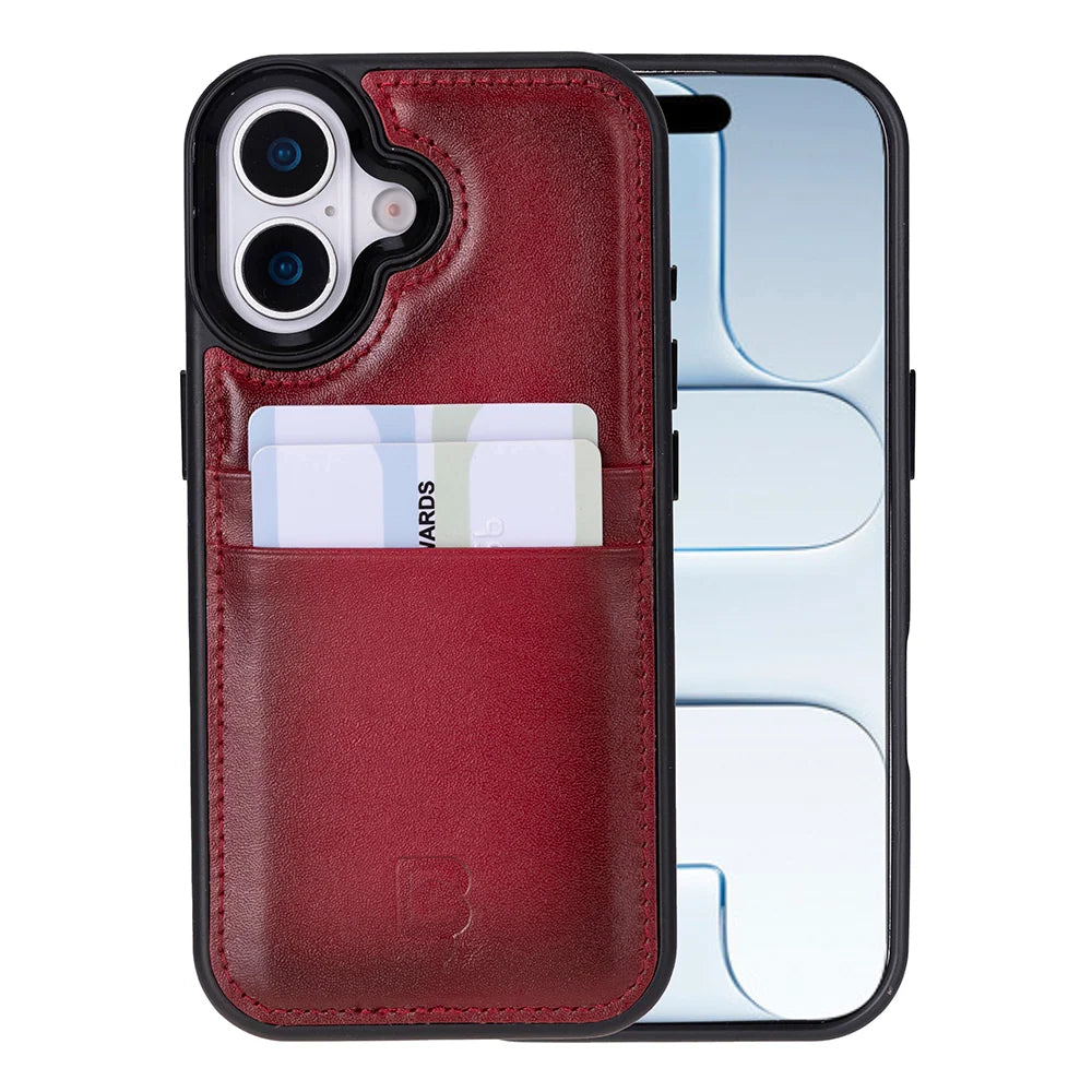 Flex iPhone 17 Leather Case (Card Holder, Bouletta)