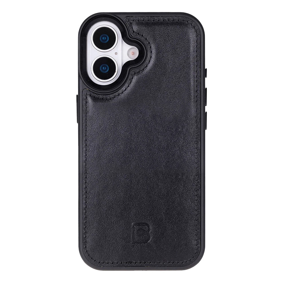 Magic iPhone 17 Detachable Genuine Leather Wallet Case