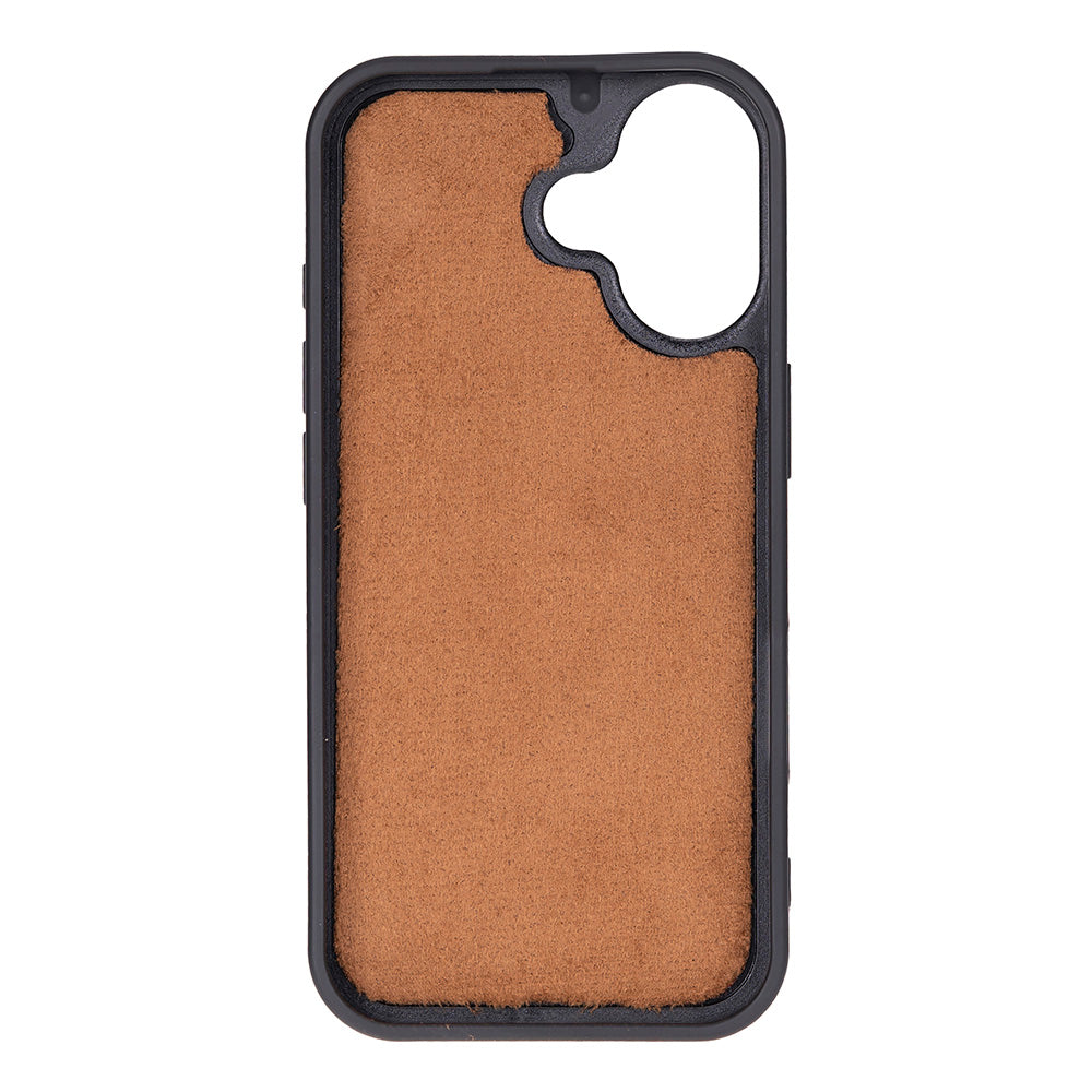 Magic iPhone 17 Detachable Genuine Leather Wallet Case