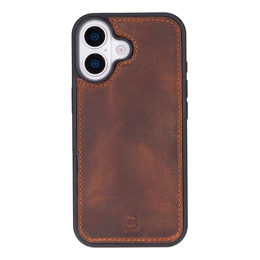 Magic iPhone 17 Detachable Genuine Leather Wallet Case