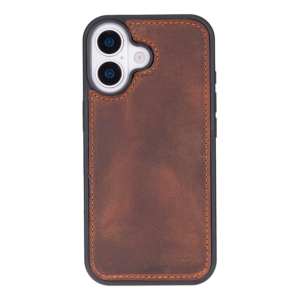 Magic iPhone 17 Genuine Leather Detachable Wallet Case