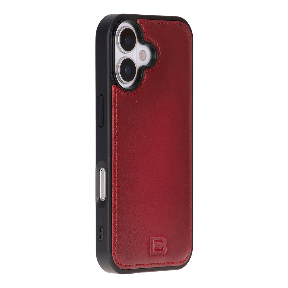 Magic iPhone 17 Detachable Genuine Leather Wallet Case