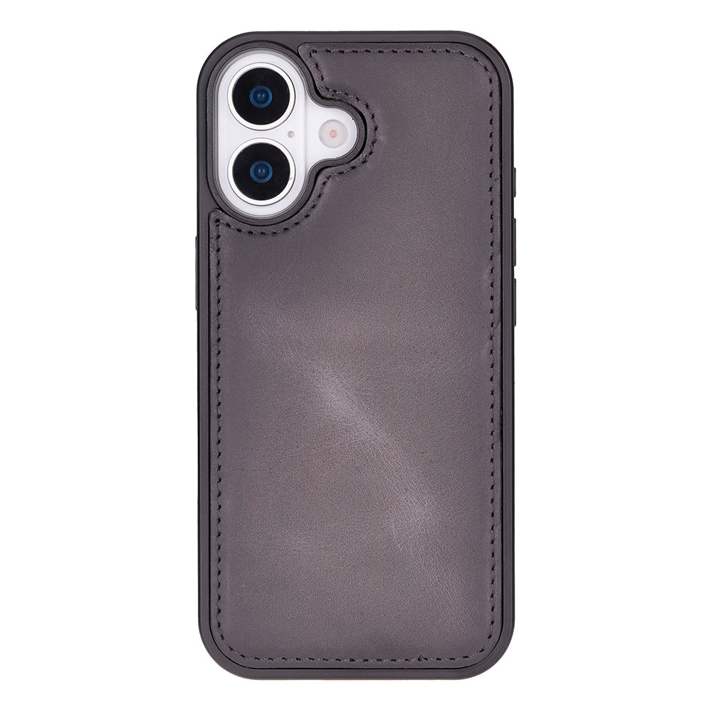 Magic iPhone 17 Genuine Leather Detachable Wallet Case