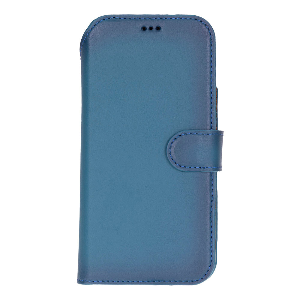 Magic iPhone 17 Pro Detachable Genuine Leather Wallet Case