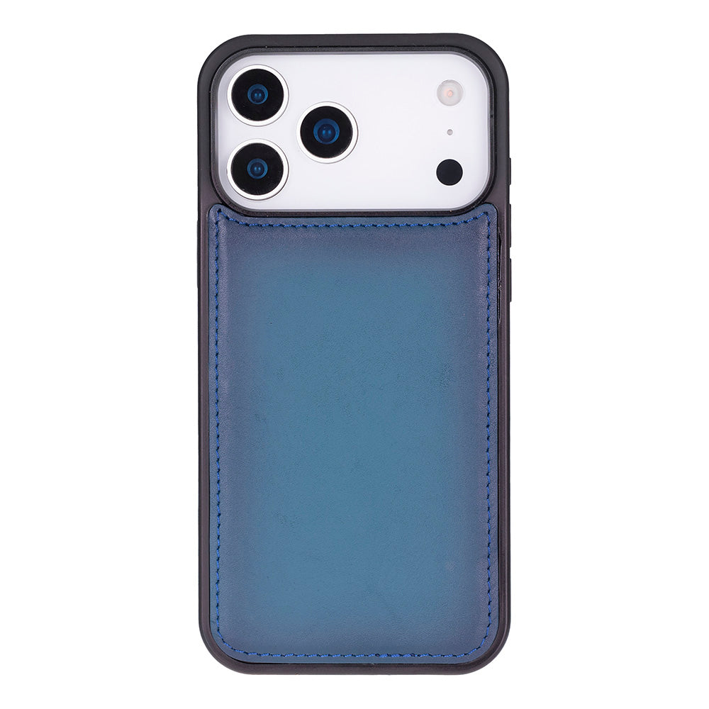 Magic iPhone 17 Pro Genuine Leather Detachable Wallet Case