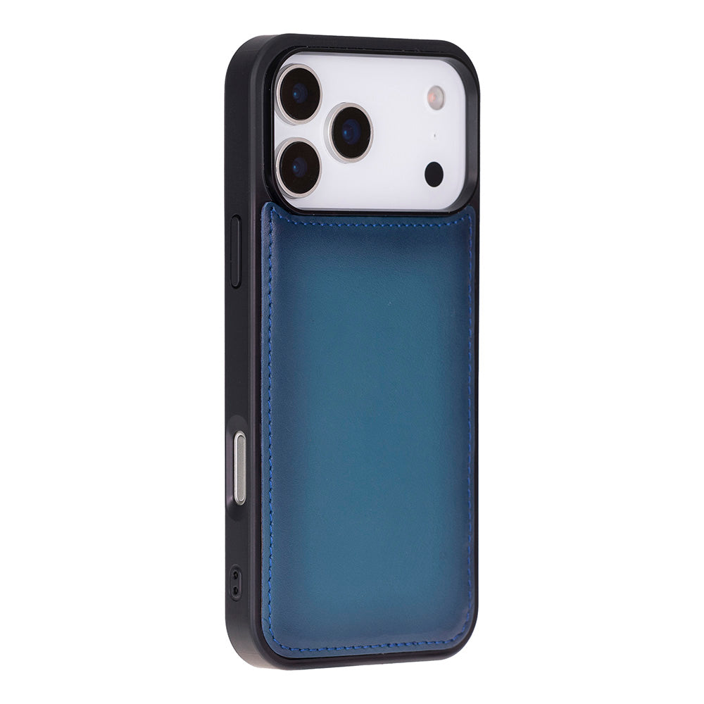 Magic iPhone 17 Pro Genuine Leather Detachable Wallet Case