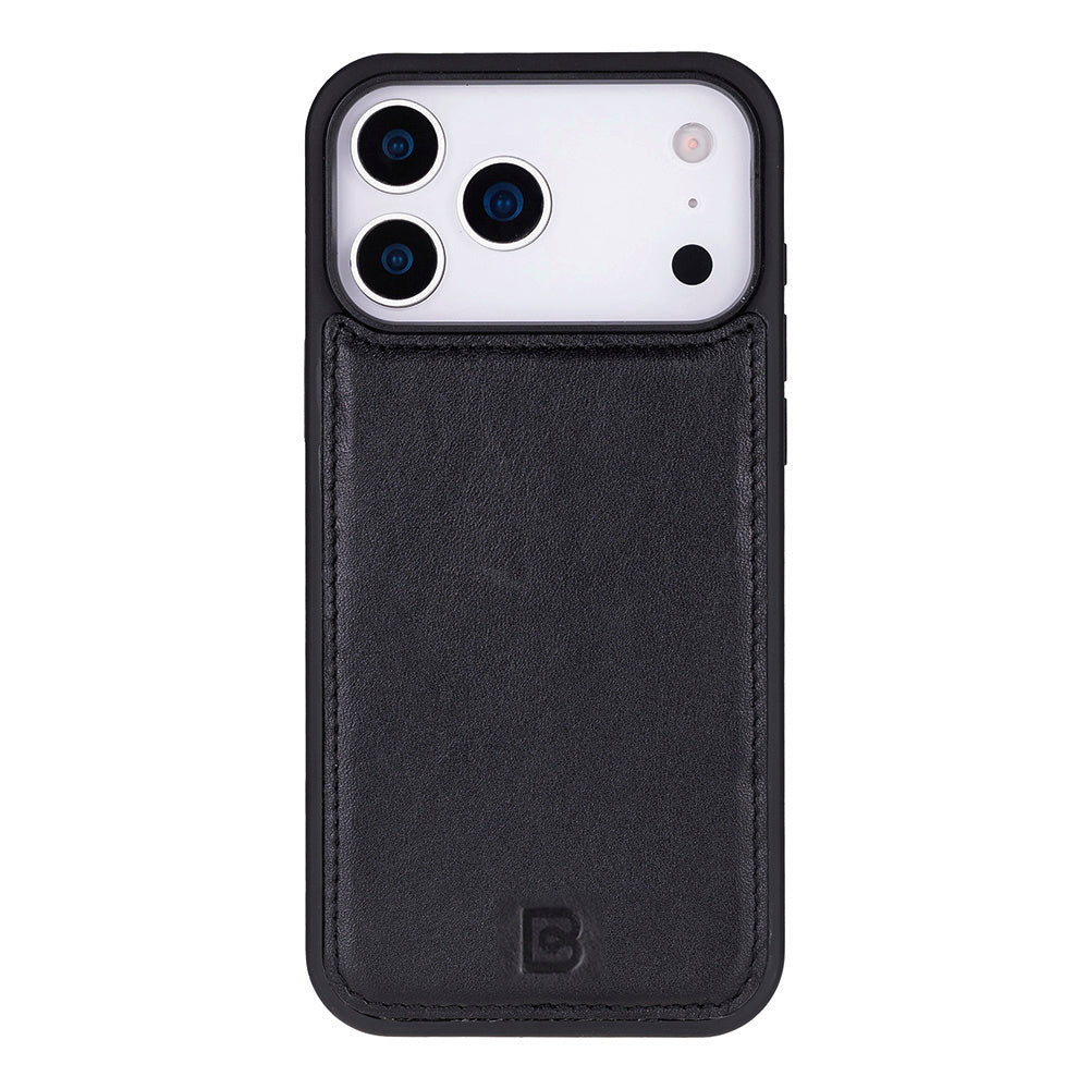 Magic iPhone 17 Pro Detachable Genuine Leather Wallet Case