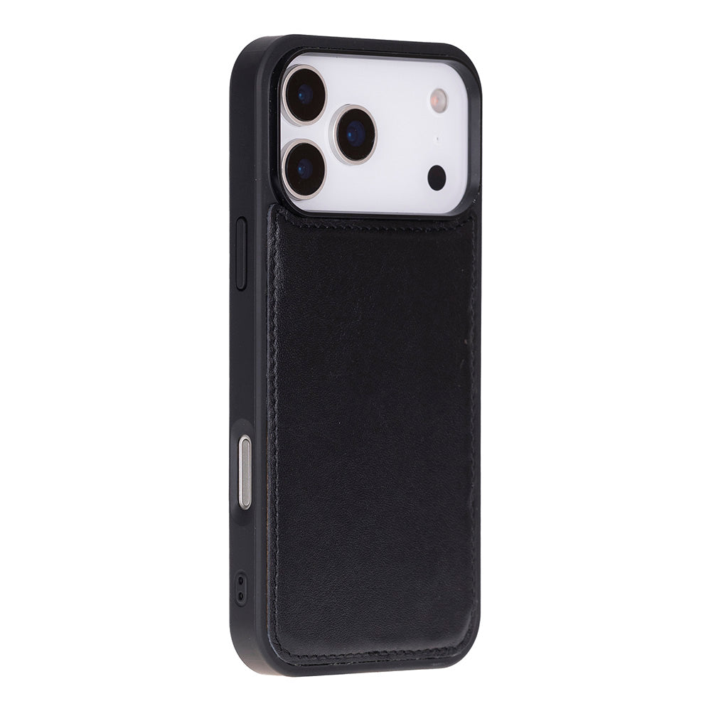 Magic iPhone 17 Pro Genuine Leather Detachable Wallet Case