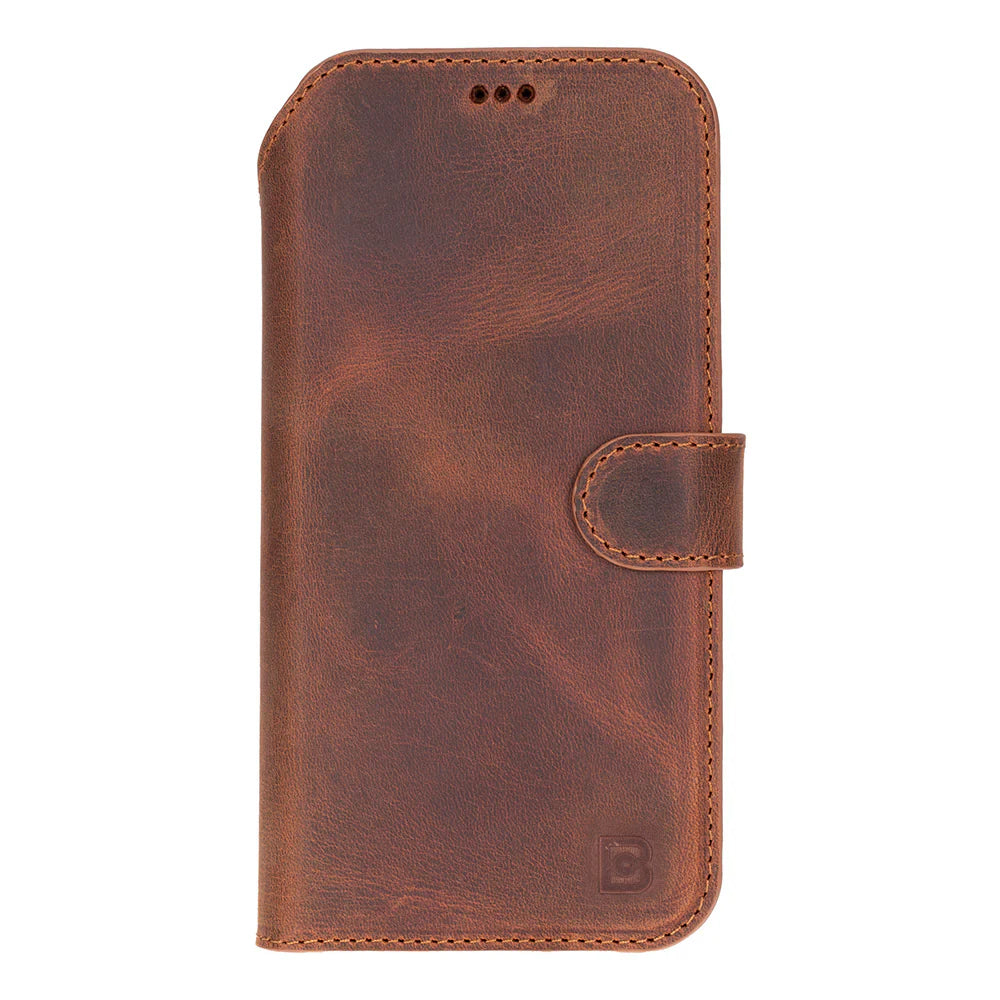 Magic iPhone 17 Pro Deri Ayrılabilir Cüzdan Kılıf (RFID, Bouletta)