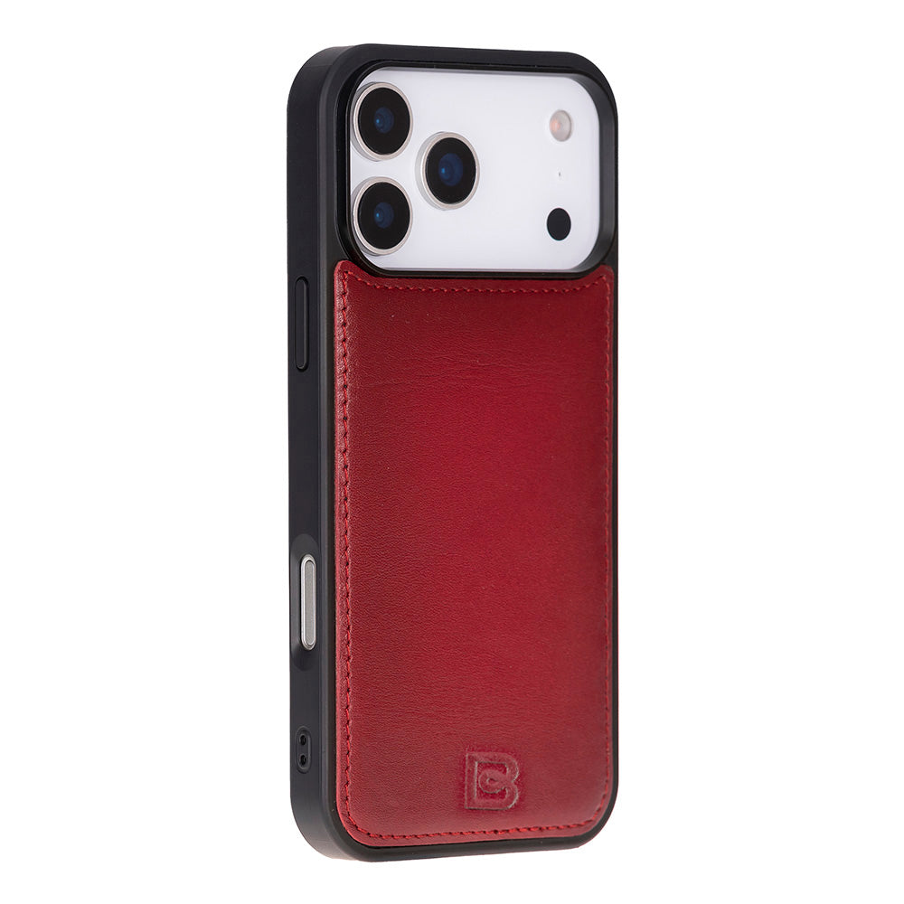 Magic iPhone 17 Pro Detachable Genuine Leather Wallet Case