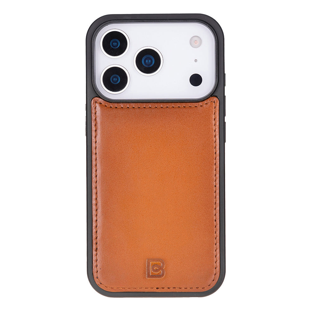 Magic iPhone 17 Pro Detachable Genuine Leather Wallet Case