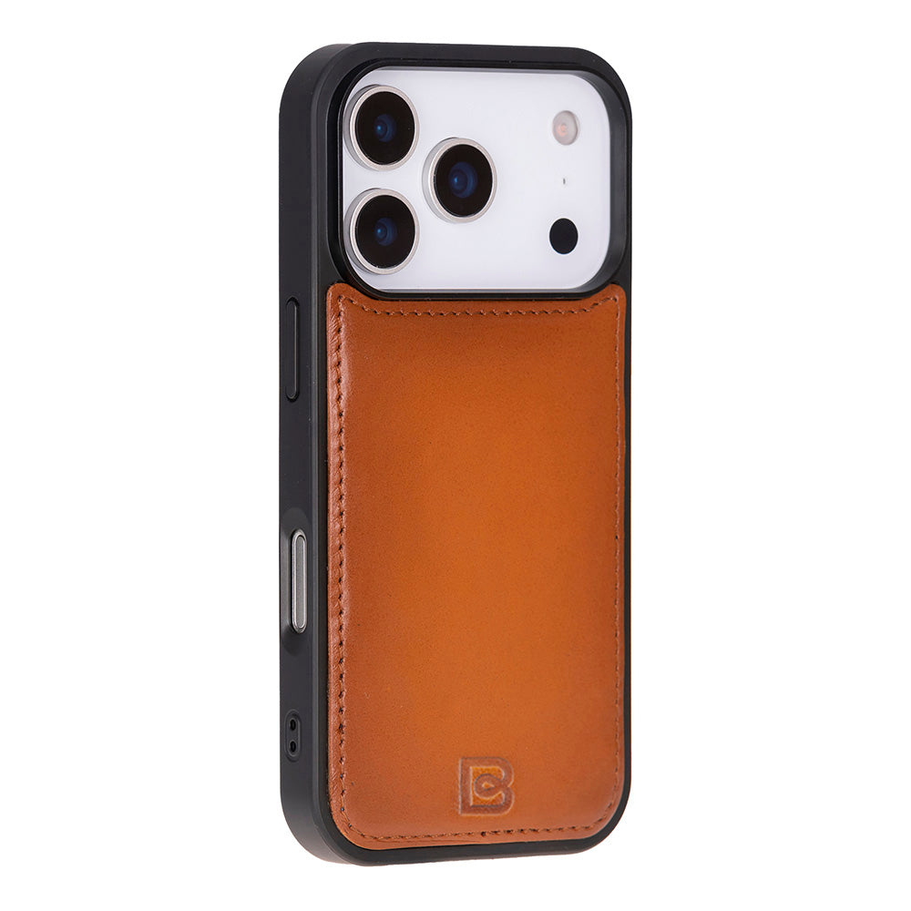 Magic iPhone 17 Pro Detachable Genuine Leather Wallet Case