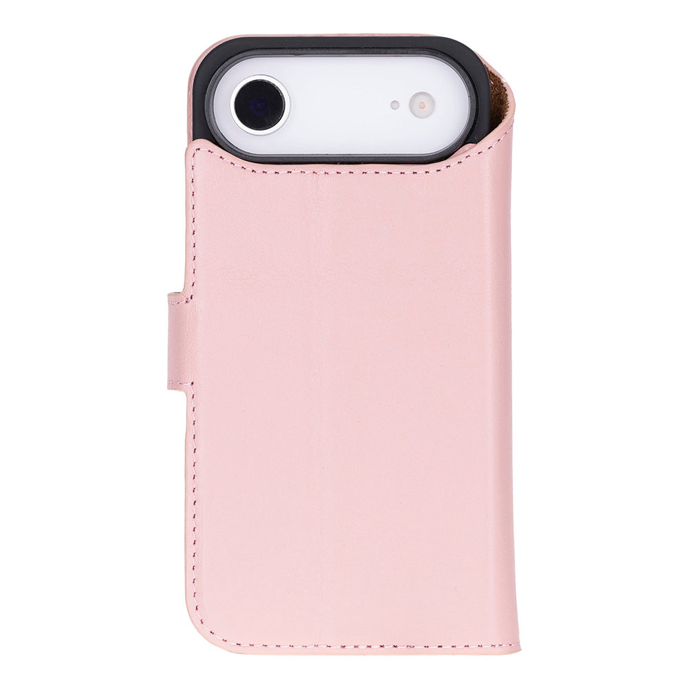 Magic iPhone 17 Air Genuine Leather Detachable Wallet Case