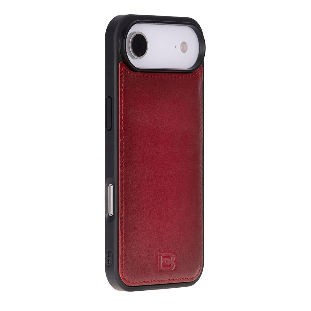 Magic iPhone 17 Air Detachable Genuine Leather Wallet Case