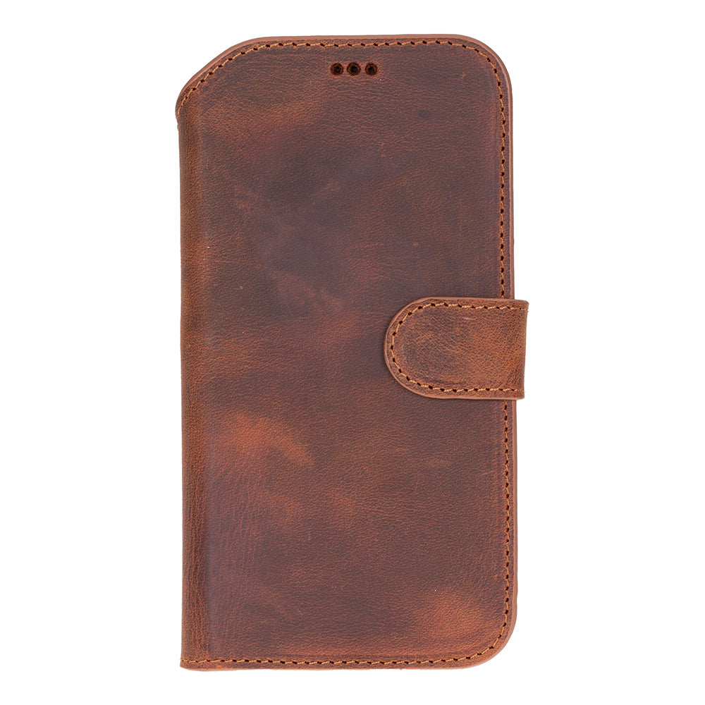 Magic iPhone 17 Air Genuine Leather Detachable Wallet Case