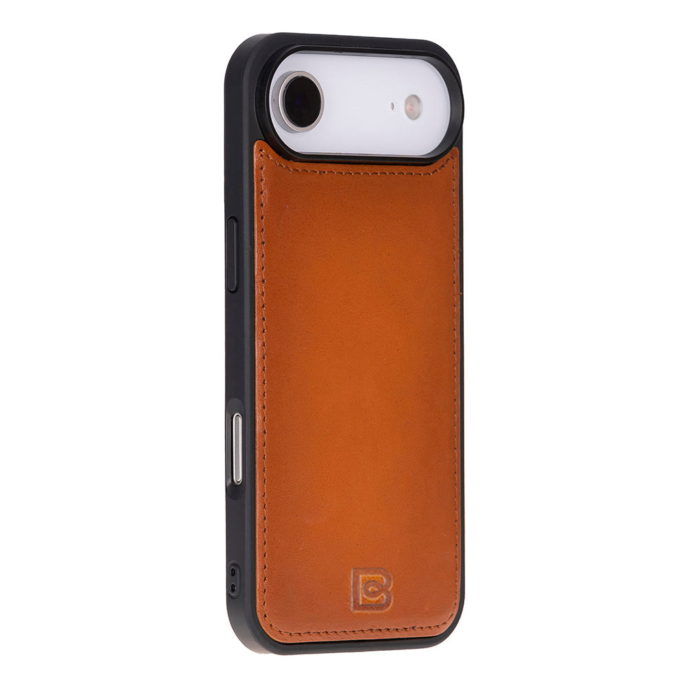 Magic iPhone 17 Air Detachable Genuine Leather Wallet Case