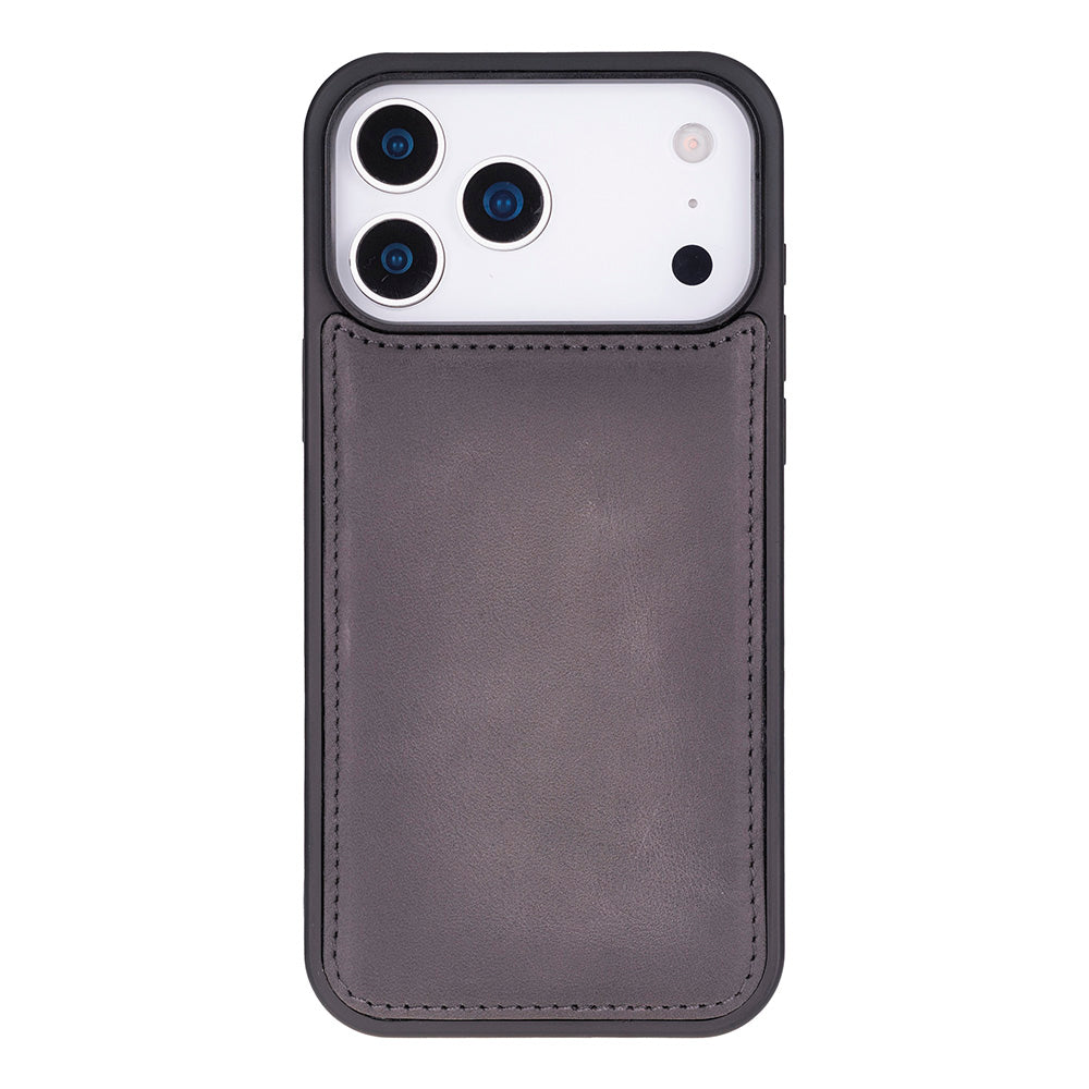 Magic iPhone 17 Pro Genuine Leather Detachable Wallet Case