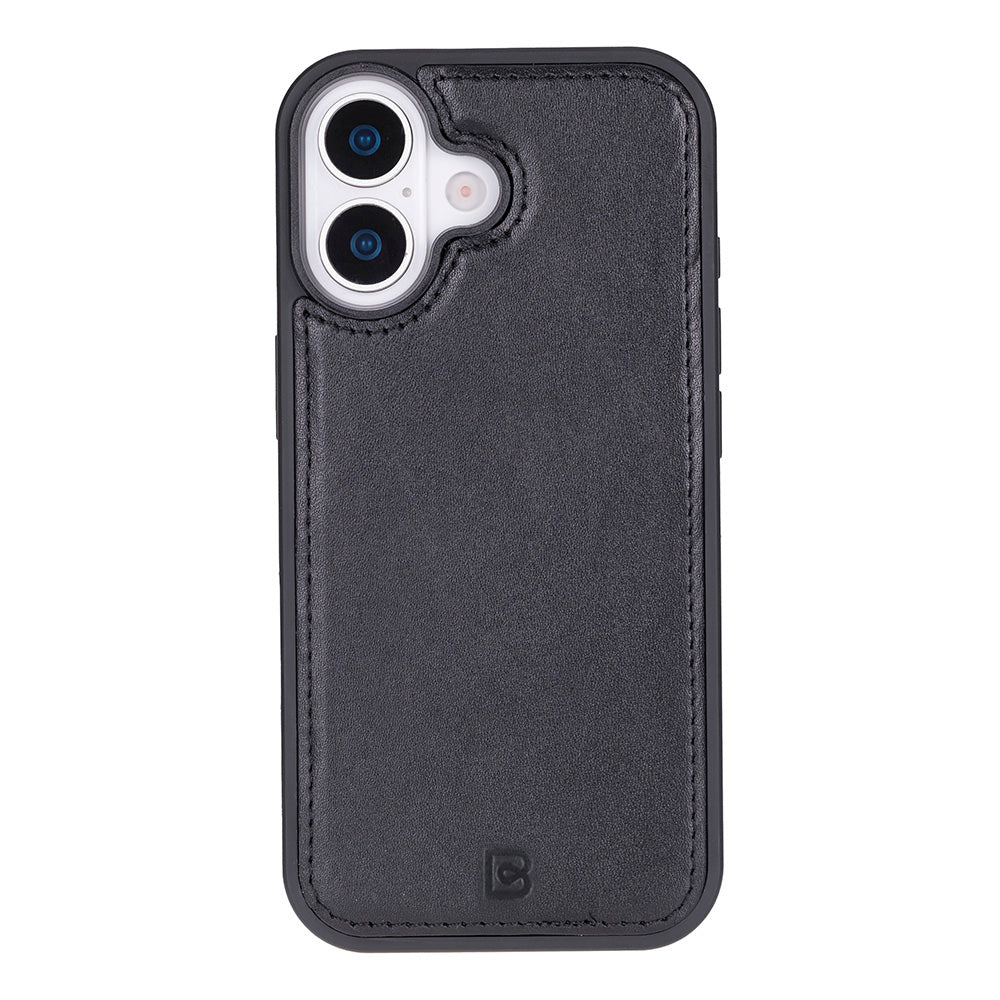 Magic iPhone 17 Detachable Genuine Leather Wallet Case