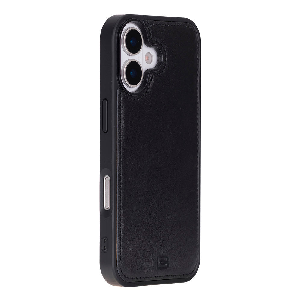 Magic iPhone 17 Detachable Genuine Leather Wallet Case
