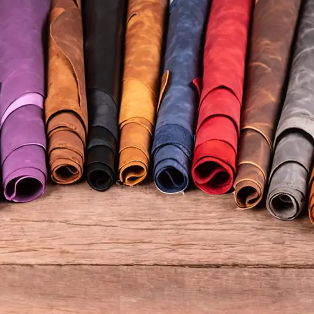 Custom Size Genuine Leather Piece - Cut-to-Size Leather Sheet