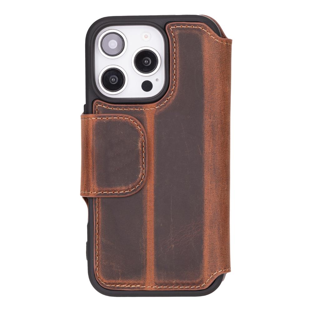 Infinix iPhone 16 Pro Max Genuine Leather Folio Case