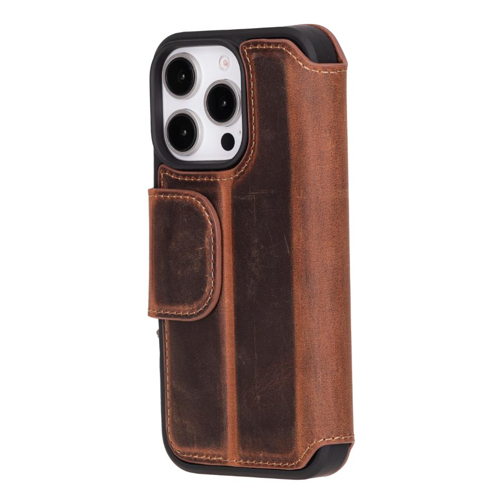 Infinix iPhone 16 Pro Max Genuine Leather Folio Case