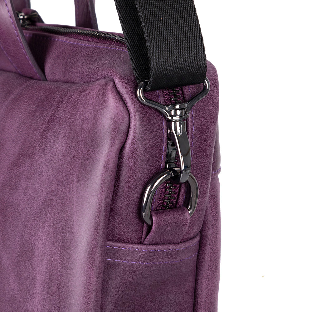 Apollo Genuine Leather Business Briefcase / Laptop Case 16"